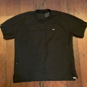 Women’s Black Figs Technical Collection Short Sleeve Scrub Top Size XS